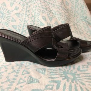 Wedge Slip-on Sandals